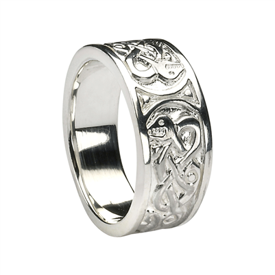 Sterling Silver Men's Celtic Ring