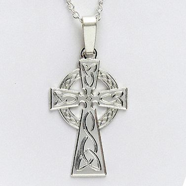 Sterling Silver Small Celtic Cross 24mm