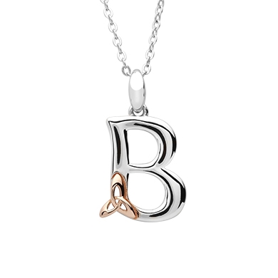 Sterling Silver Celtic Initial "B"