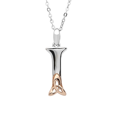 Sterling Silver Celtic Initial "I"