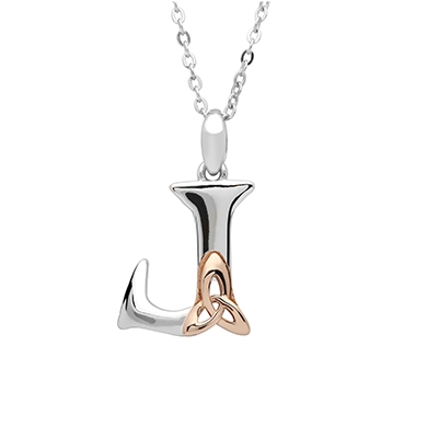 Sterling Silver Celtic Initial "J"