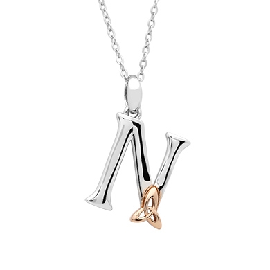 Sterling Silver Celtic Initial "N"