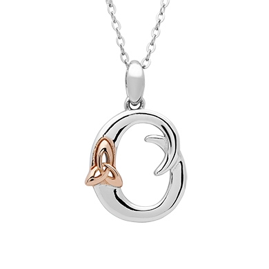 Sterling Silver Celtic Initial "O"