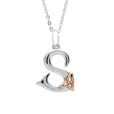 Sterling Silver Celtic Initial "S"