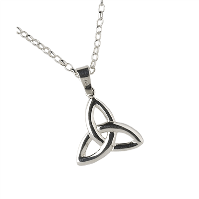 Sterling Silver Small Trinity Knot Celtic Pendant