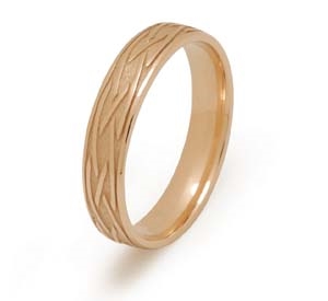 10k Yellow Gold Men's Heavy Celtic Weaves Wedding Ring 5.6mm