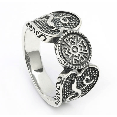 Sterling Silver (Oxidised) Celtic Ring