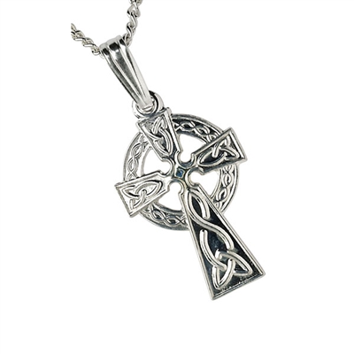 Sterling Silver Small Celtic Cross 19mm