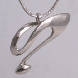 Sterling Silver Contemporary Celtic Pendant