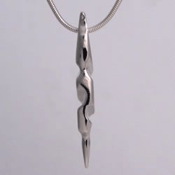 Sterling Silver Contemporary Celtic Pendant