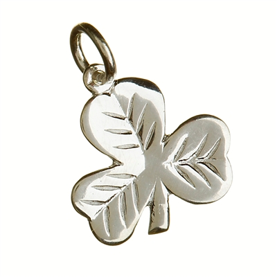 OUT OF STOCK - Sterling Silver Shamrock Celtic Charm
