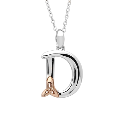 Sterling Silver Celtic Initial "D"